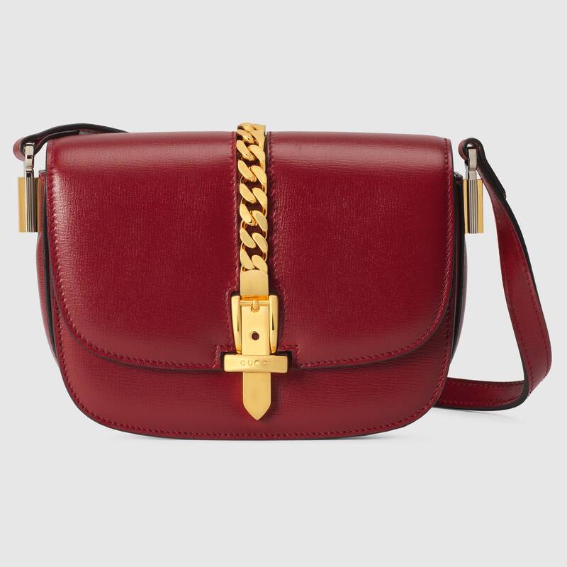 Gucci Sylvie 1969 Mini Shoulder Bag 615965 Red